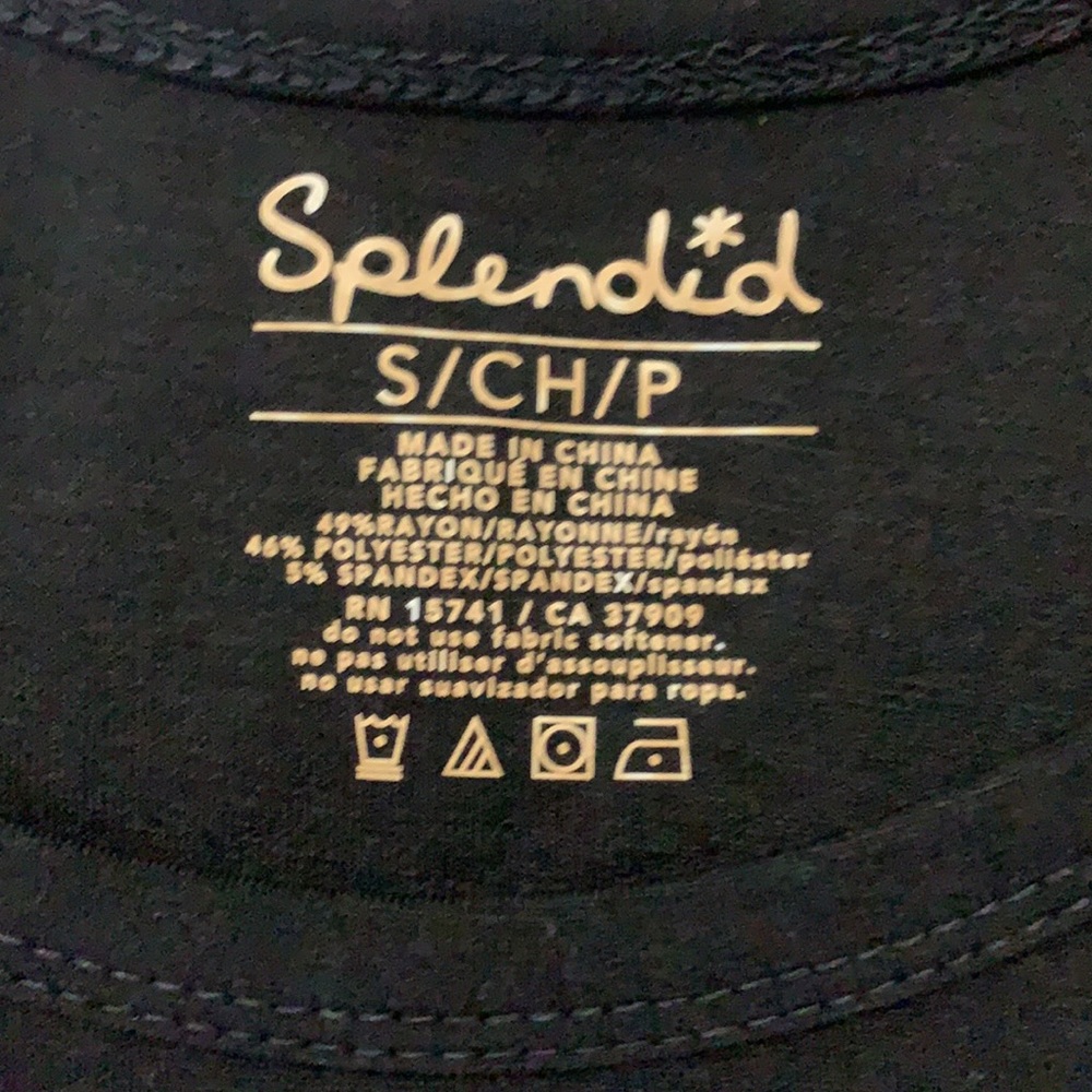 Reg $59 Splendid Activewear top - Picture 3 of 5